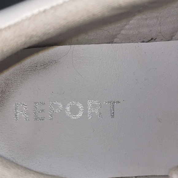 Report White Platform Lace Up Sneakers bought from Boutique Excellent Condition - Picture 5 of 5